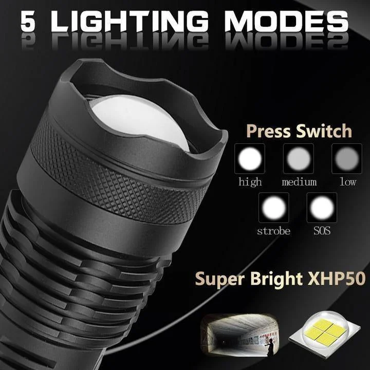 Bright Extra Powerful LED Flashlight
