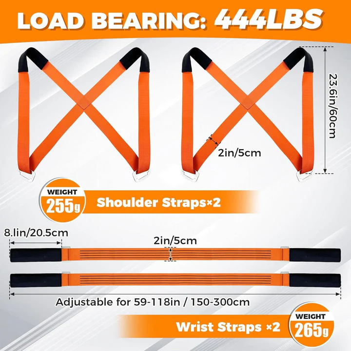 Heavy Duty Furniture Lifting Straps