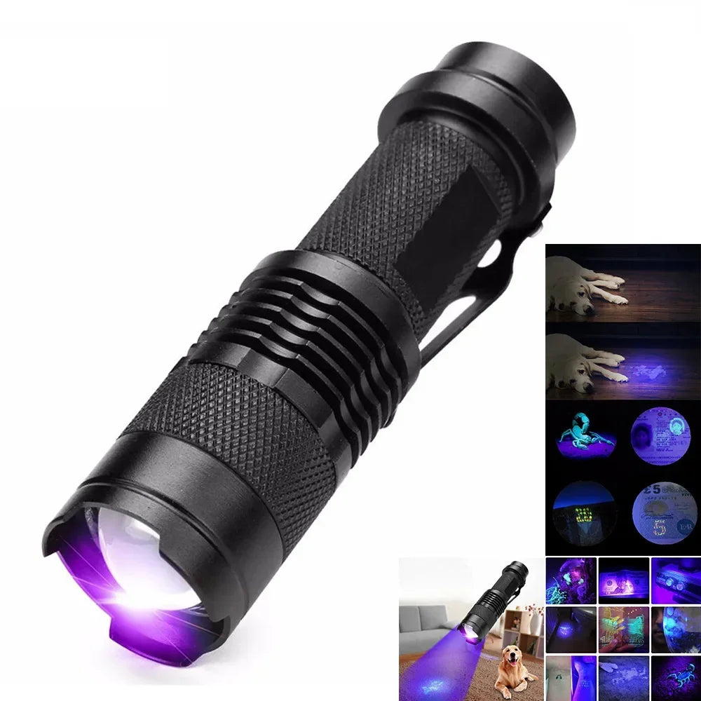Pet Stain Detector LED Black Light Flashlight