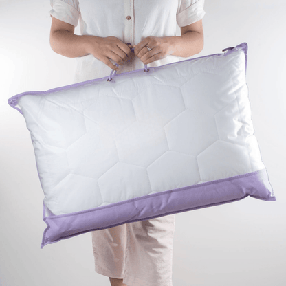 Soft Lavender Pillow for Sensitive Skin Sleep
