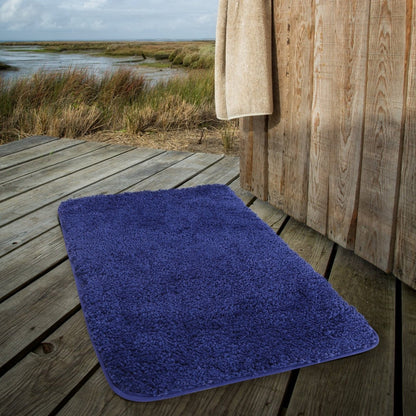 Plush Microfiber Bath Mat with Non-Slip Backing