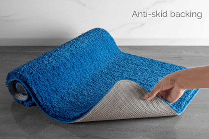Plush Microfiber Bath Mat with Non-Slip Backing