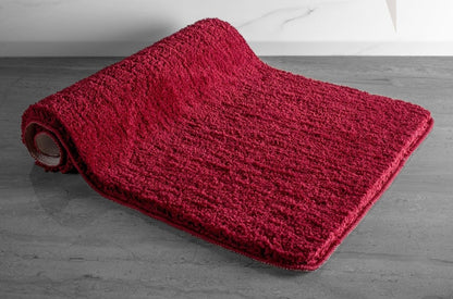 Plush Microfiber Bath Mat with Non-Slip Backing