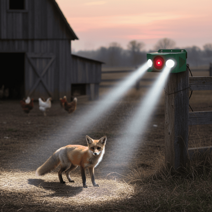 Solar Powered Predator Warning Lights