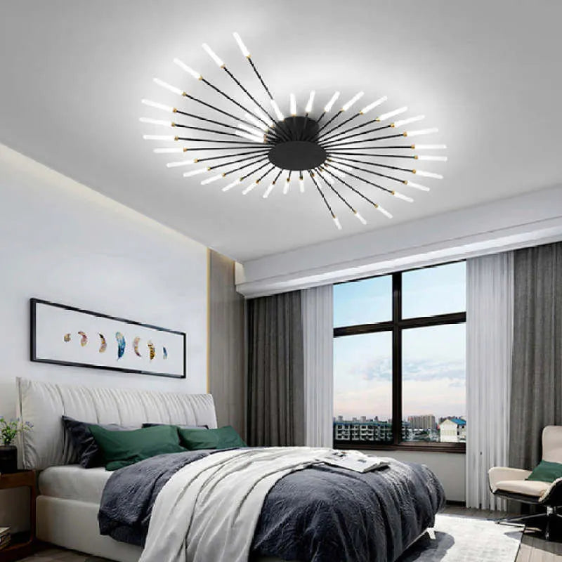 Sleek Metal Crystal Desk Lamp