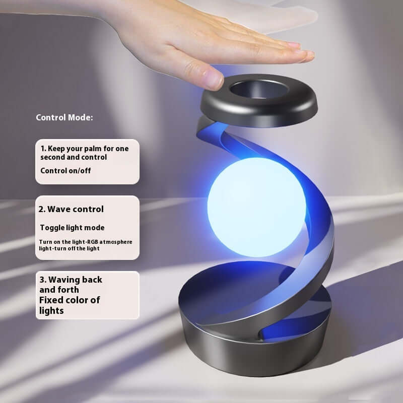 Compact LED Desk Lamp with Wireless Charging and Touch Control