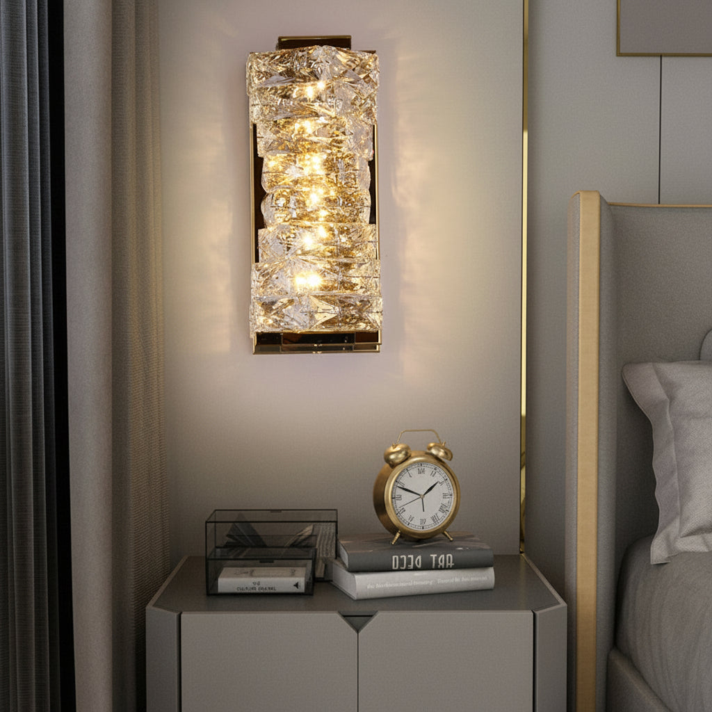 Elegant Glass LED Dimmable Wall Sconce