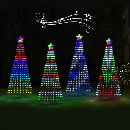Colorful Musical Christmas Tree Lamp