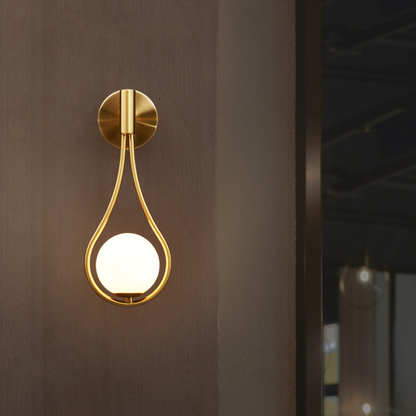 Simple Scandinavian White Wall Light | Noxord - Cofik