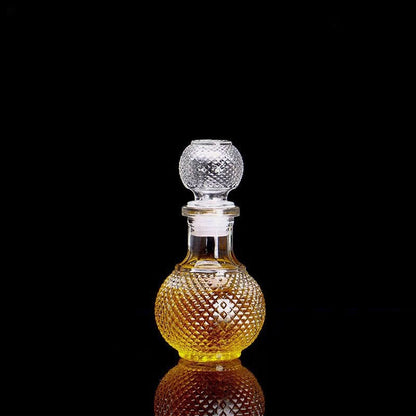 Small Antique Glass Wine Decanter