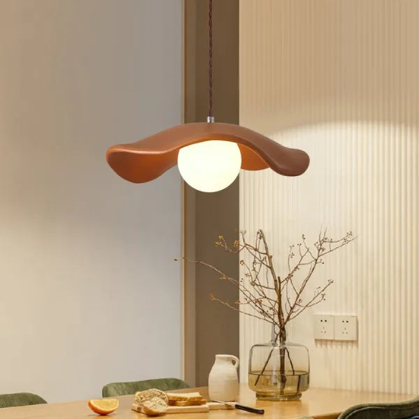Elegant Natural Leaf Pendant Light