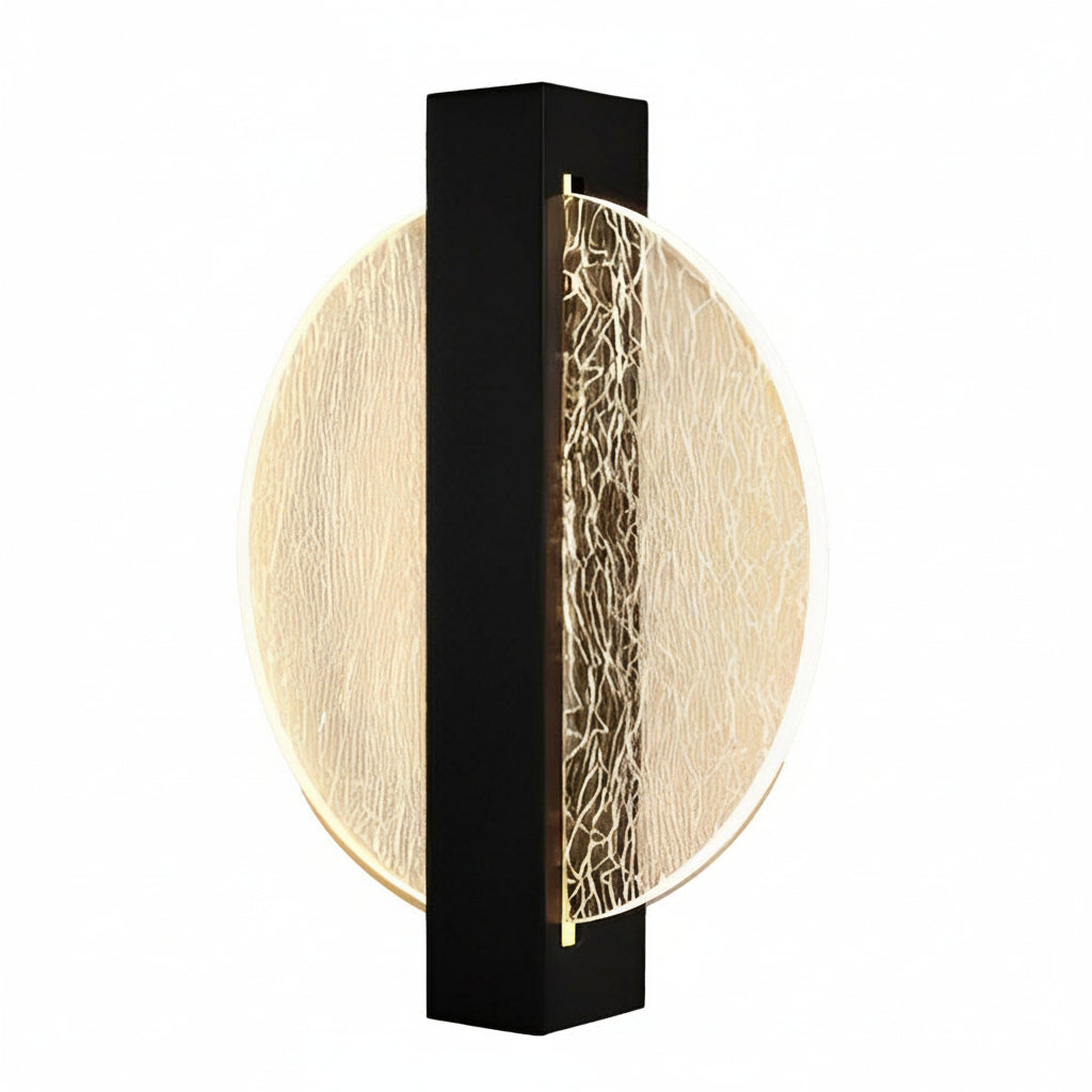 Contemporary LED Wall Light – Sleek Glass Bedroom Sconce
