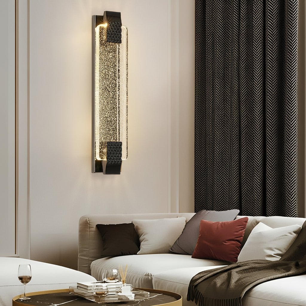 Elegant Glass LED Dimmable Wall Light