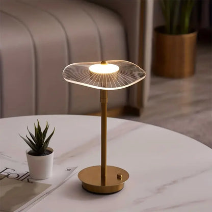 Slim LED Office Desk Lamp with Adjustable Arm