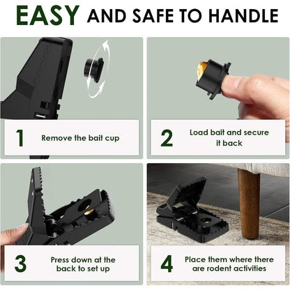 Powerful Dual Snap Rodent Trap
