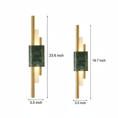 Modern Gold LED Wall Light Vertical Strip Sconce