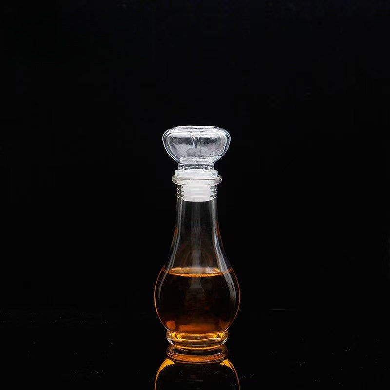 Small Antique Glass Wine Decanter