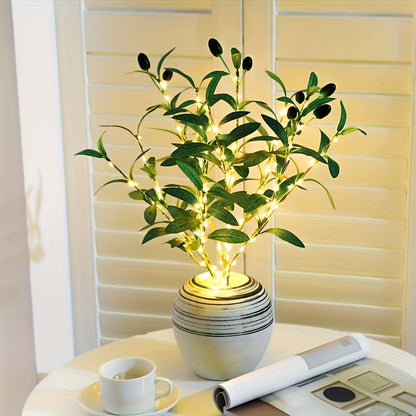 Bright Olive Tree Table Lamp