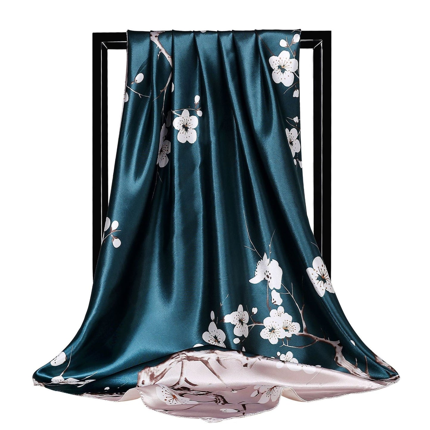 Big Soft Lightweight Square Silk Scarf