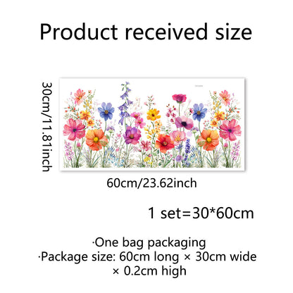 Vibrant Flower Vinyl Window Decal