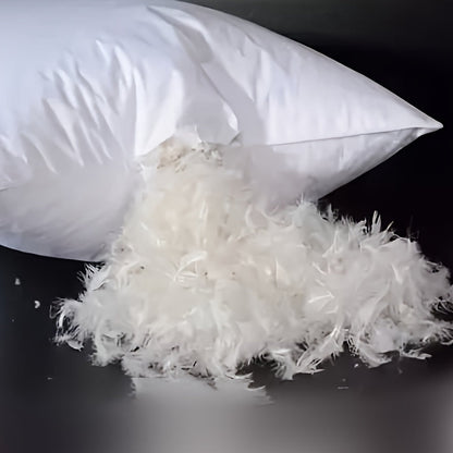 Plush Down Pillow for Side Sleepers - Soft and Breathable