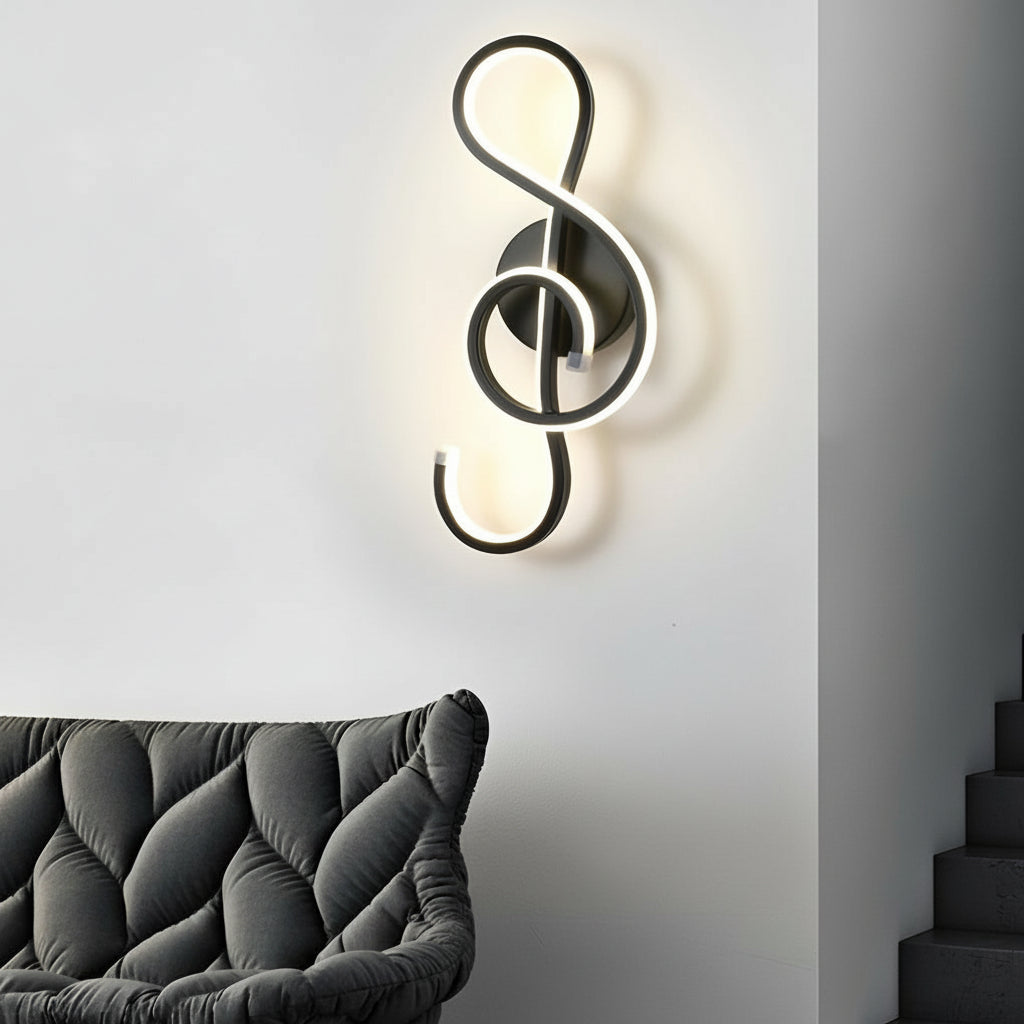 Contemporary Music Theme LED Wall Light