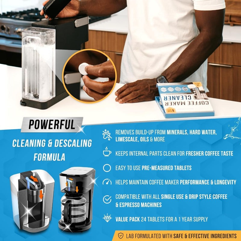 Easy Coffee Machine Cleaner Tablets