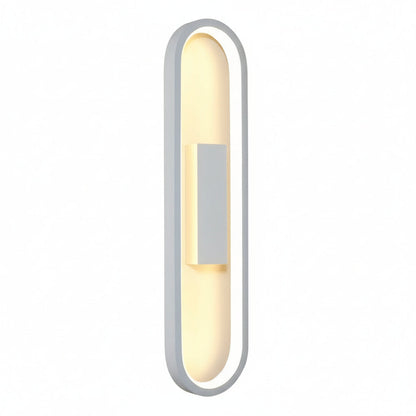Contemporary LED Wall Light – Sleek Oval Design