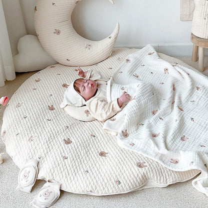 Cute Bear Design Infant Playmat