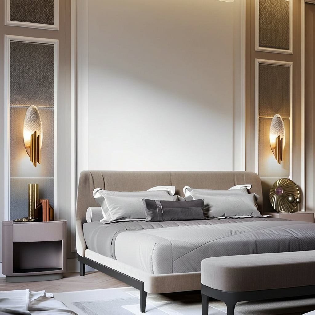 Contemporary Iron LED Wall Light Fixture