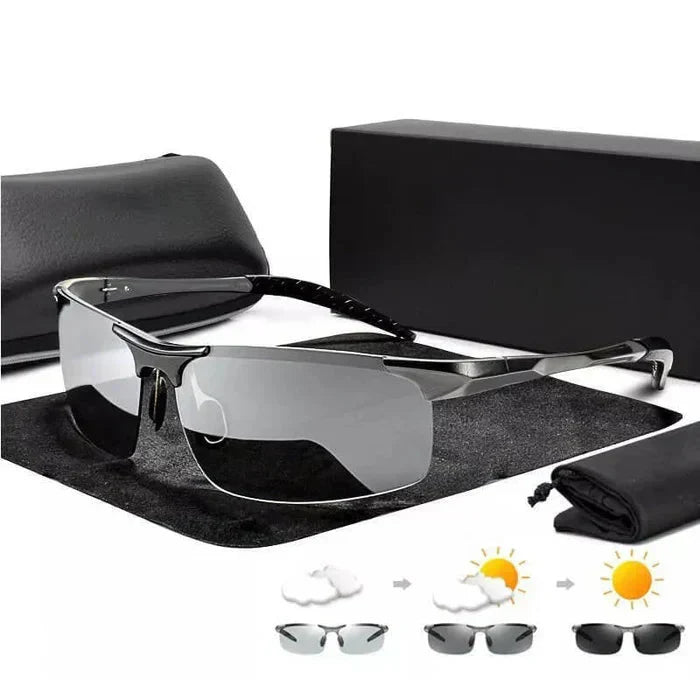 Stylish Auto Tint Sunglasses Blue Light Blocking Glasses