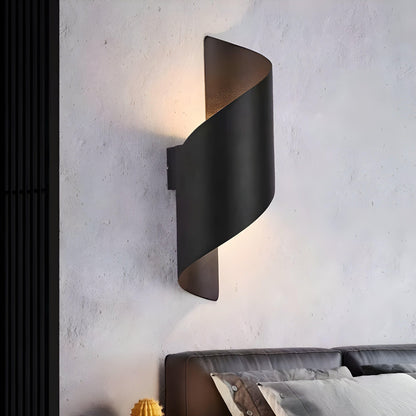 Modern Spiral LED Outdoor Wall Light