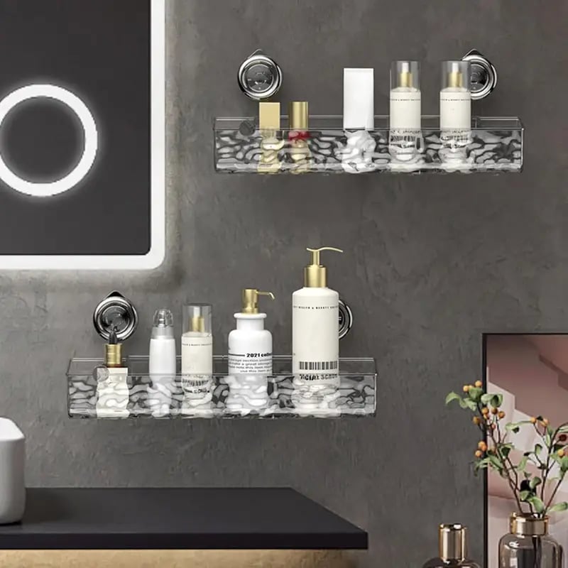 Flexible Silicone Suction Cup Storage Organizer