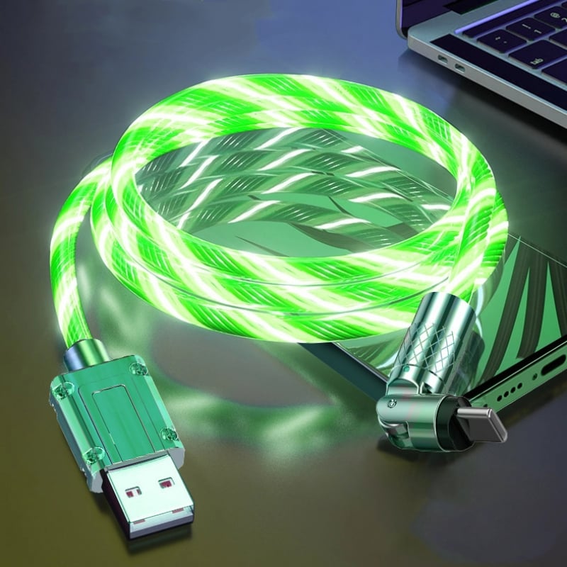 Fast Magnetic Phone Charger Cable with 540° Rotation