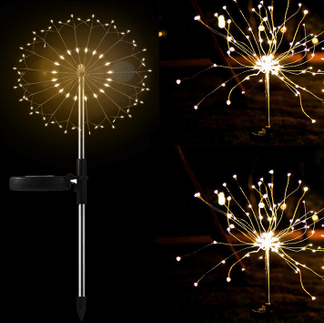 Outdoor Solar String Lights Copper Wire Fairy Lights