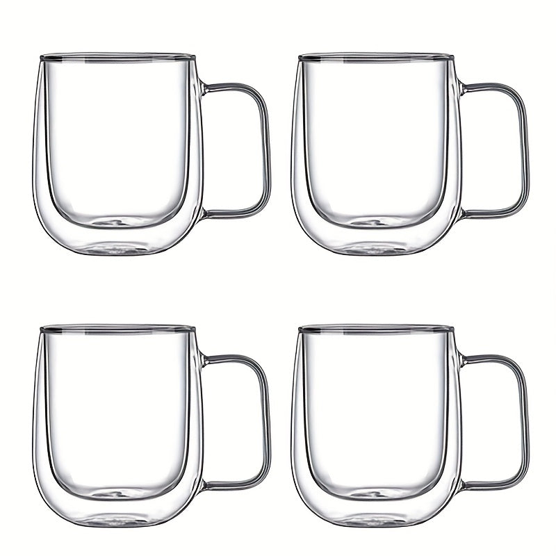 Insulated Double Wall Glass Coffee Mug