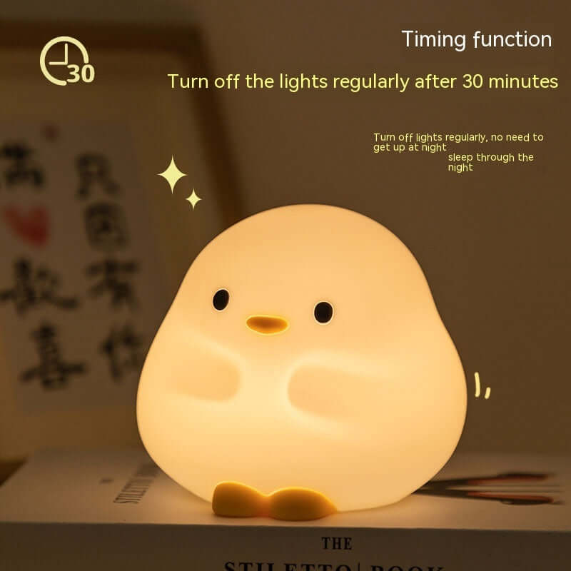 Fun Duck LED Nightlight Soft Silicone USB Lamp