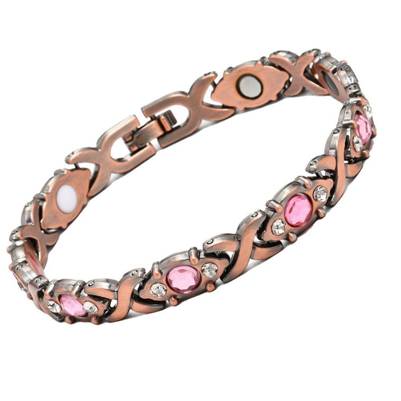 Luxurious Rose Gold Clasp Bracelet