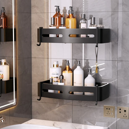 Silver Bathroom Storage Caddy Organizer