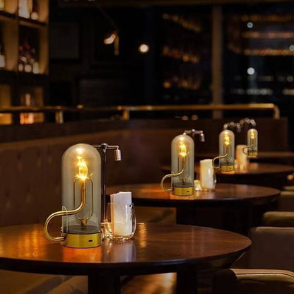 Warm Faux Candle Style LED Table Lamp