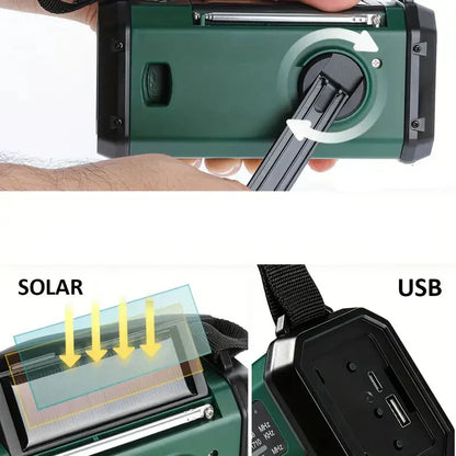 Portable Solar Powered Radio Charger