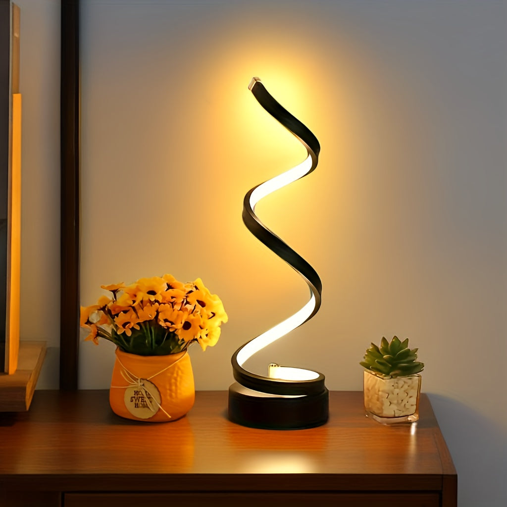 Stylish Spiral Desk Lamp