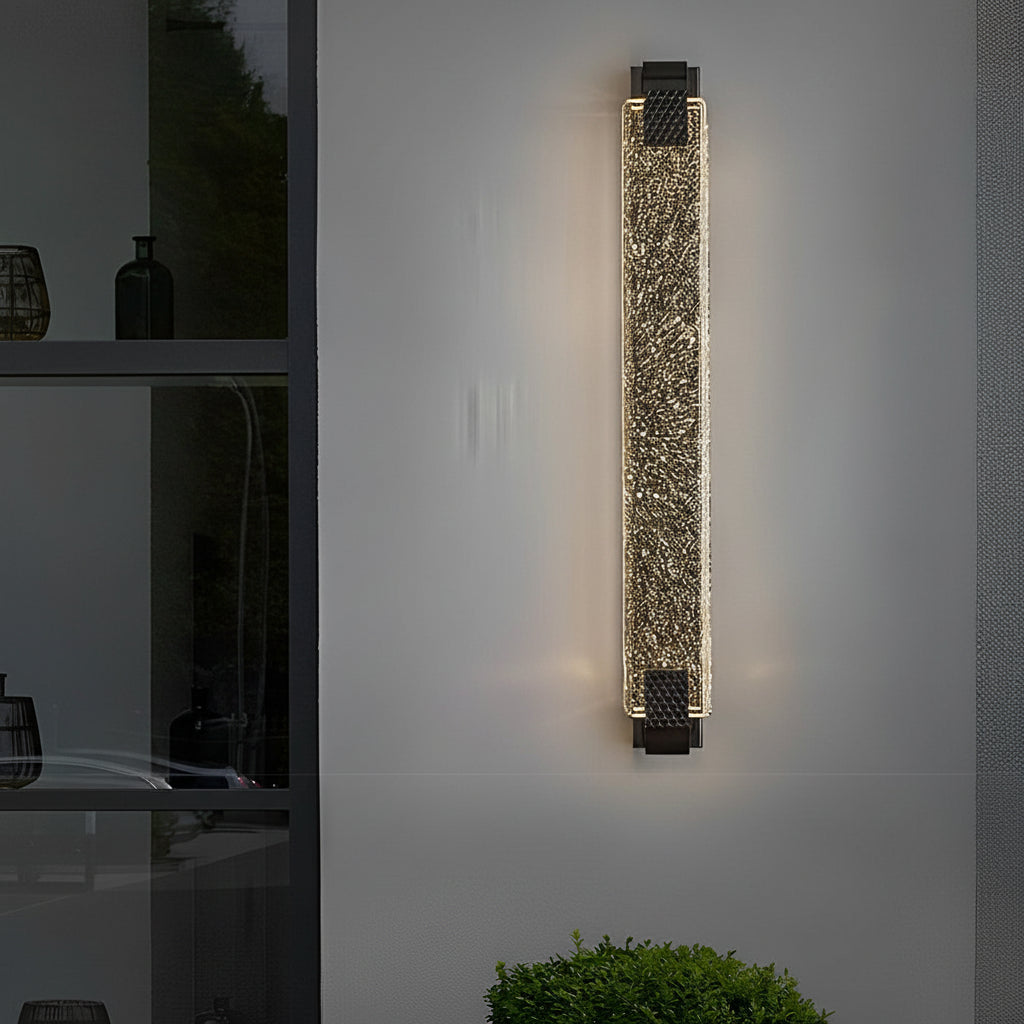 Elegant Glass LED Dimmable Wall Light