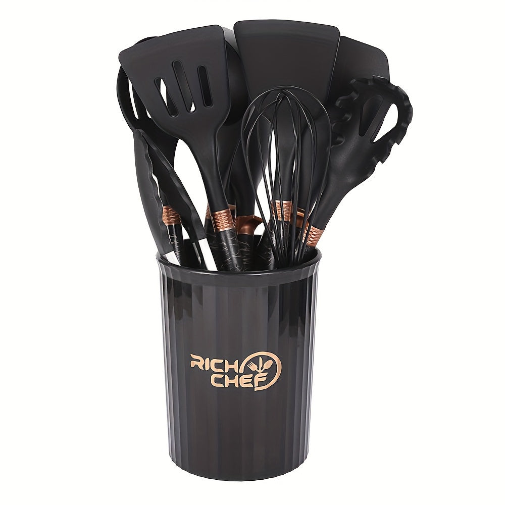 Silicone Kitchen Utensil Set for Easy Cooking