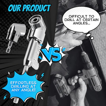 Right Angle Drill Attachment with Magnetic Grip Set