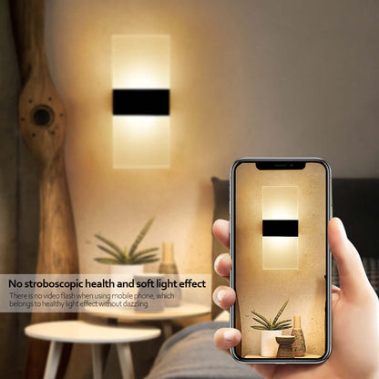 Bright LED Motion Sensor Wall Lamp for Home