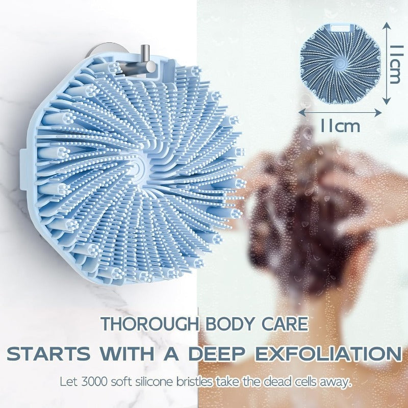 Soft Exfoliating Silver Body Brush