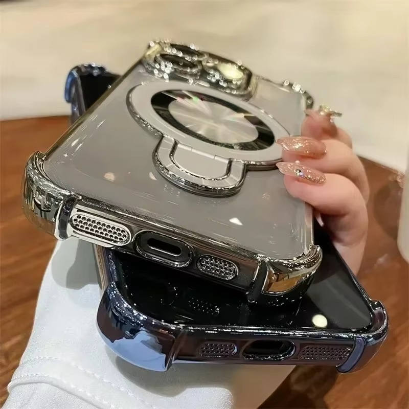 Strong Magnetic iPhone Case with Stand & Extra Protection