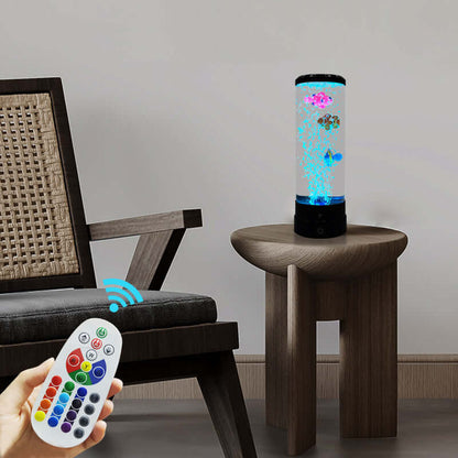 Colorful LED Aquarium Night Light Desk Lamp