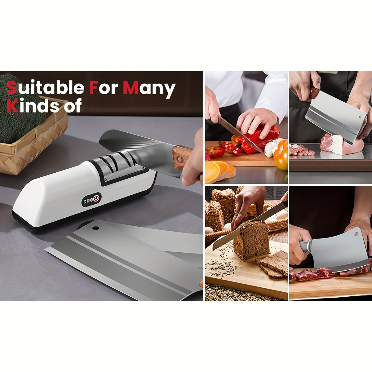Compact USB Electric Sharpener Tool